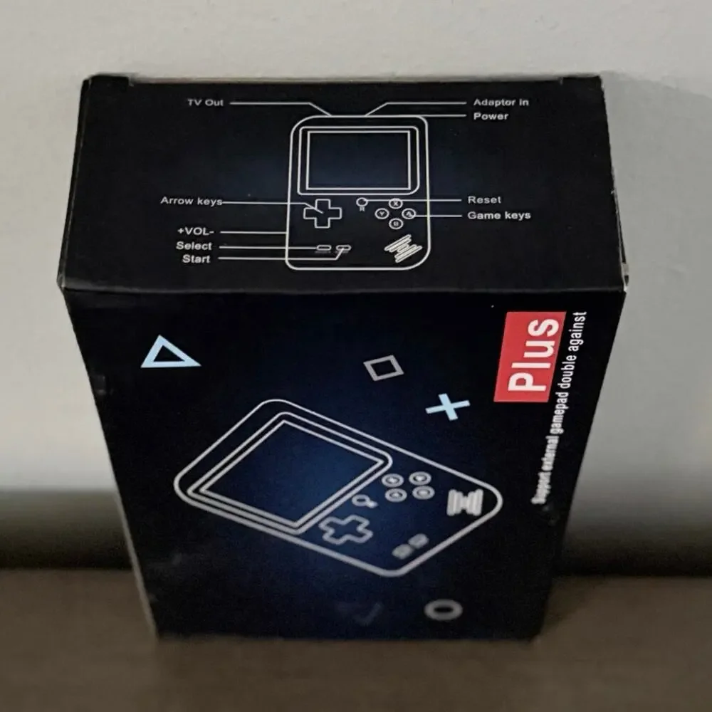 Game Box Plus- Hand Held Game System, 400 Games In 1 w/ Light Up Clear Case NIB